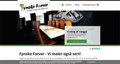 Desktop Screenshot of fynskefarver.dk