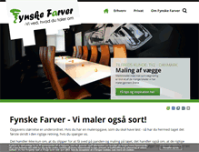 Tablet Screenshot of fynskefarver.dk